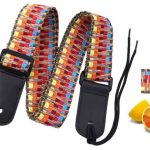 ukulele strap rainbow weave
