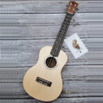 26 Inch Tenor Ukulele (Solid Top Spruce Mix Acacia Wood) Free Gifts