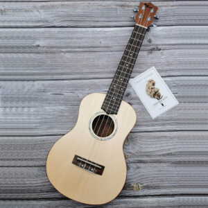 26 Inch Tenor Ukulele (Solid Top Spruce Mix Acacia Wood) Free Gifts
