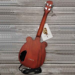 Electric Ukulele Tenor Full Solid Flat Board Mahogany