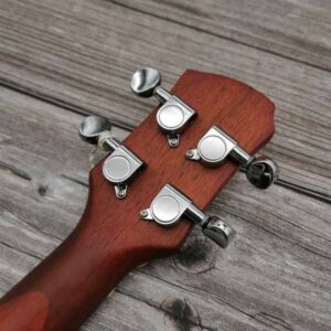 Electric Ukulele Tenor Full Solid Flat Board Mahogany
