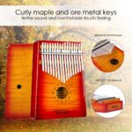 Gecko K17MCS Kalimba curly maple