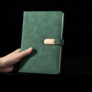 personalized notebook green