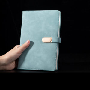 personalized notebook light blue