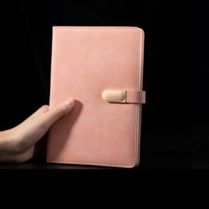 personalized notebook pink