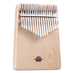 Hluru Kalimba 17 Keys - Solid Maple Wood (Bottom Hole)